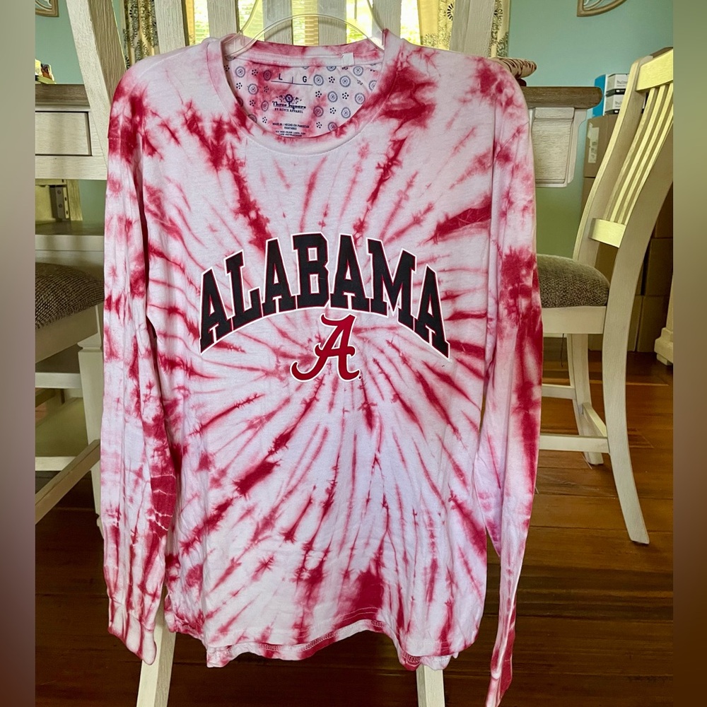 Alabama Tie-Dye Long Sleeve T-shirt